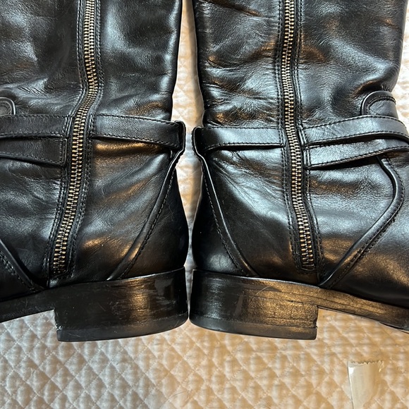 Coach boots - black size 7.5B - Picture 14 of 16